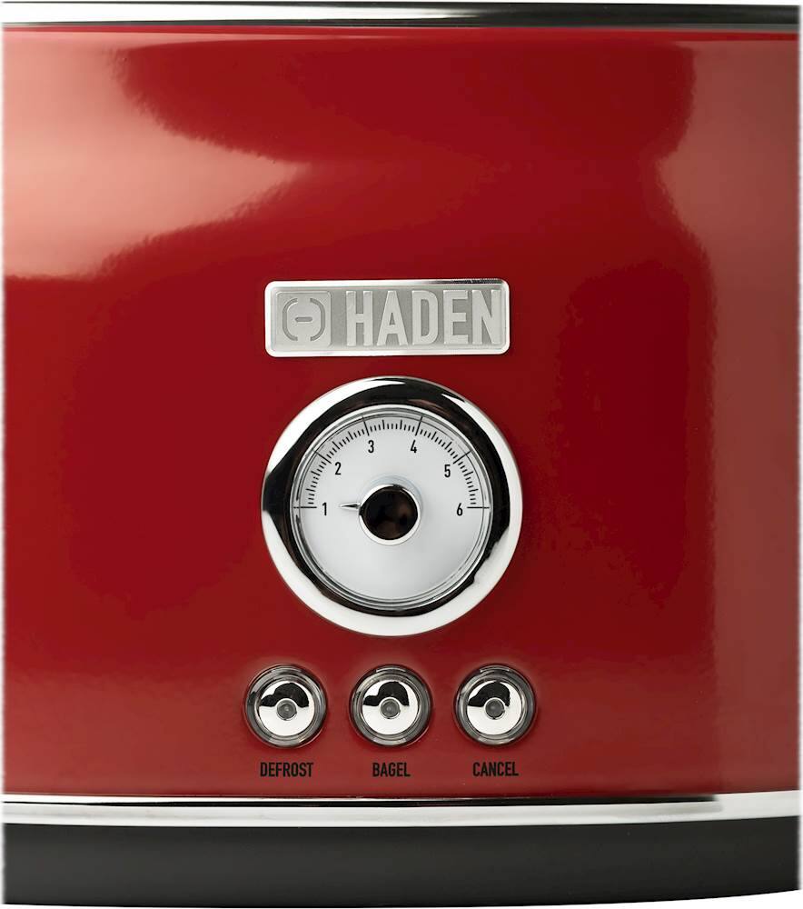 Alt View 13. Haden - Dorset 2-Slice Toaster Wide Slot for Bagels with Multi Settings - Rectory Red.