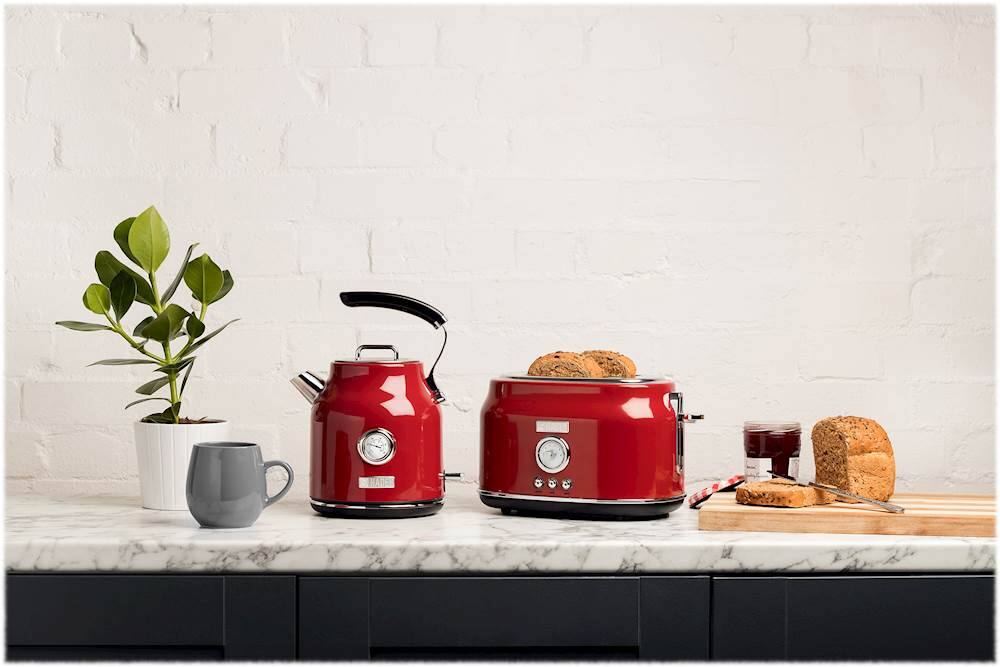 Alt View 16. Haden - Dorset 2-Slice Toaster Wide Slot for Bagels with Multi Settings - Rectory Red.