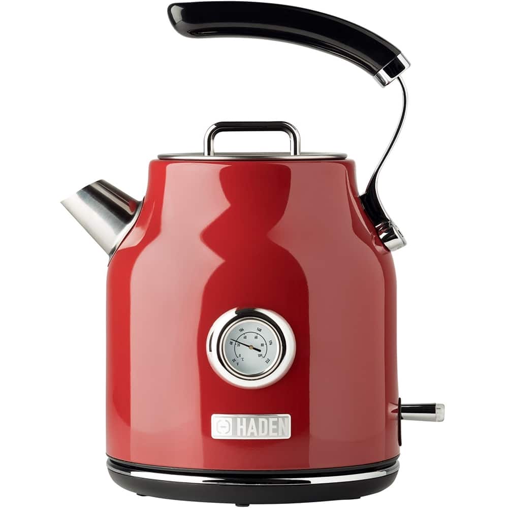 Front. Haden - Dorset 1.7L Electric Kettle - Rectory Red.