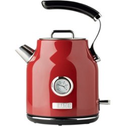 Haden - Dorset 1.7L Electric Kettle Stainless Steel with Auto Shut-Off - Rectory Red - Front_Zoom