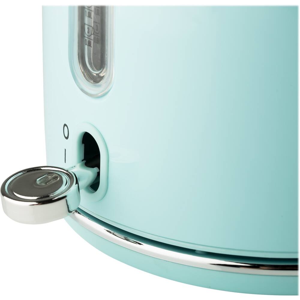 Alt View 12. Haden - Heritage  1.7 Liter Electric Kettle Stainless Steel with Auto Shut -Off - Turquoise.