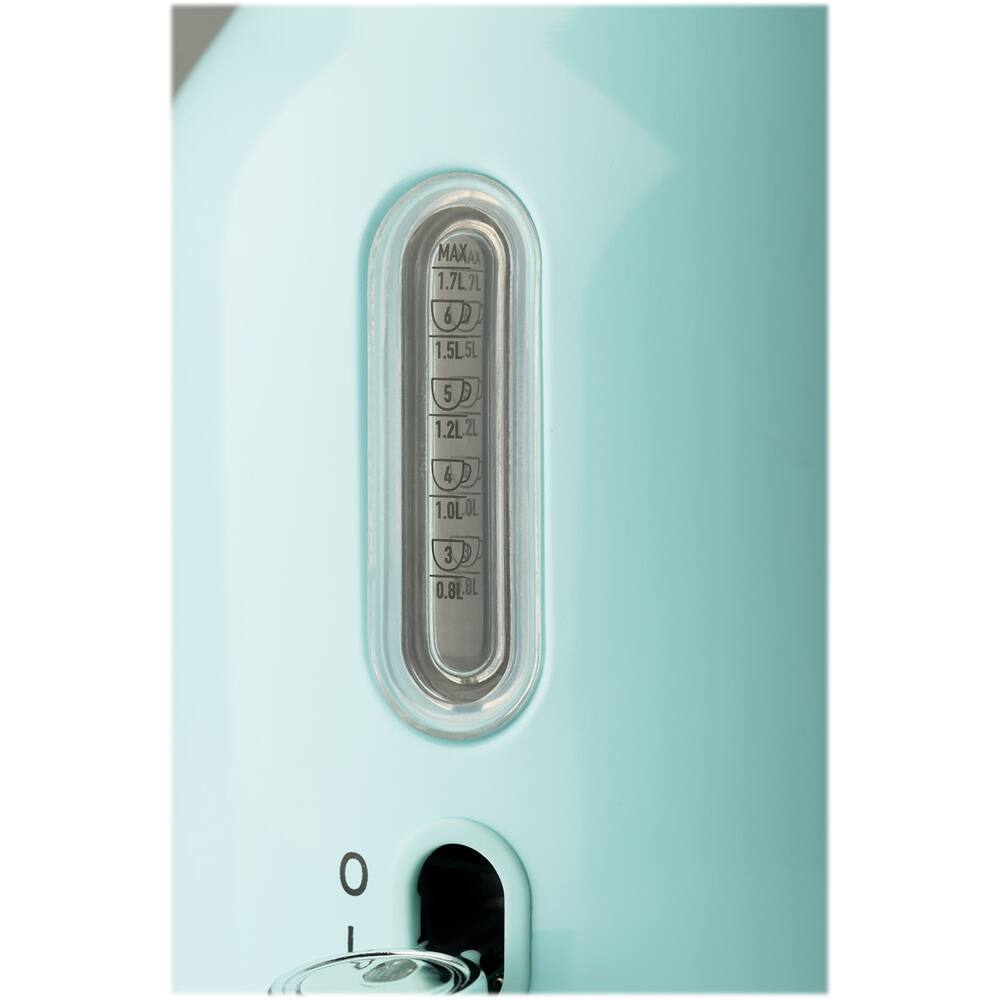 Alt View 13. Haden - Heritage  1.7 Liter Electric Kettle Stainless Steel with Auto Shut -Off - Turquoise.