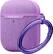 Left. Spigen - Urban Fit Case for Apple AirPods - Purple.