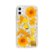 Angle. ROQQ - Blossom Pressed Flowers Case for Apple® iPhone® 11 - Yellow Cosmos.
