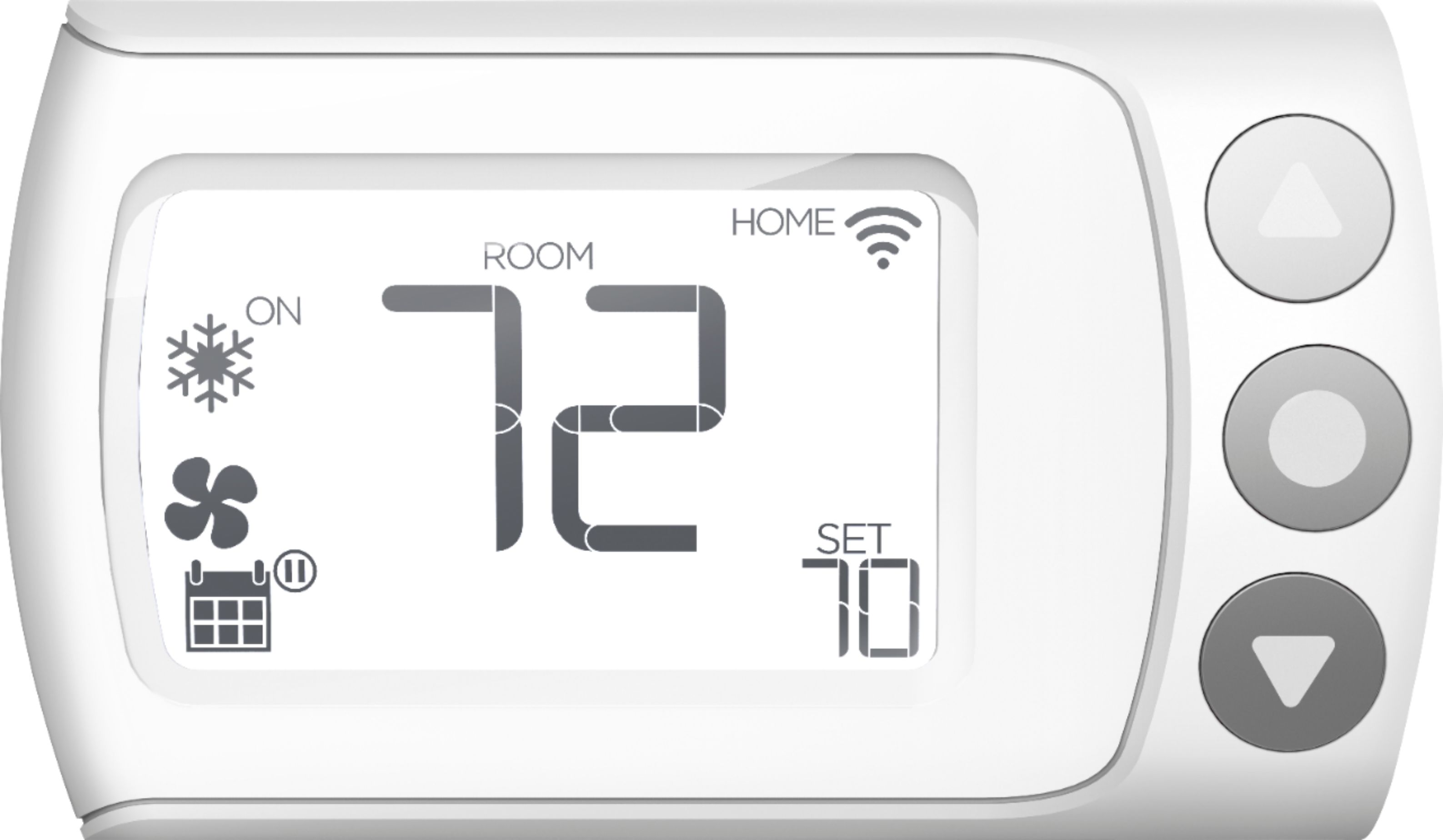 LUX - Smart Programmable Wi-Fi Thermostat - White