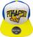 Front. Bioworld - Pokémon Pikachu Snapback Hat - White/Blue.