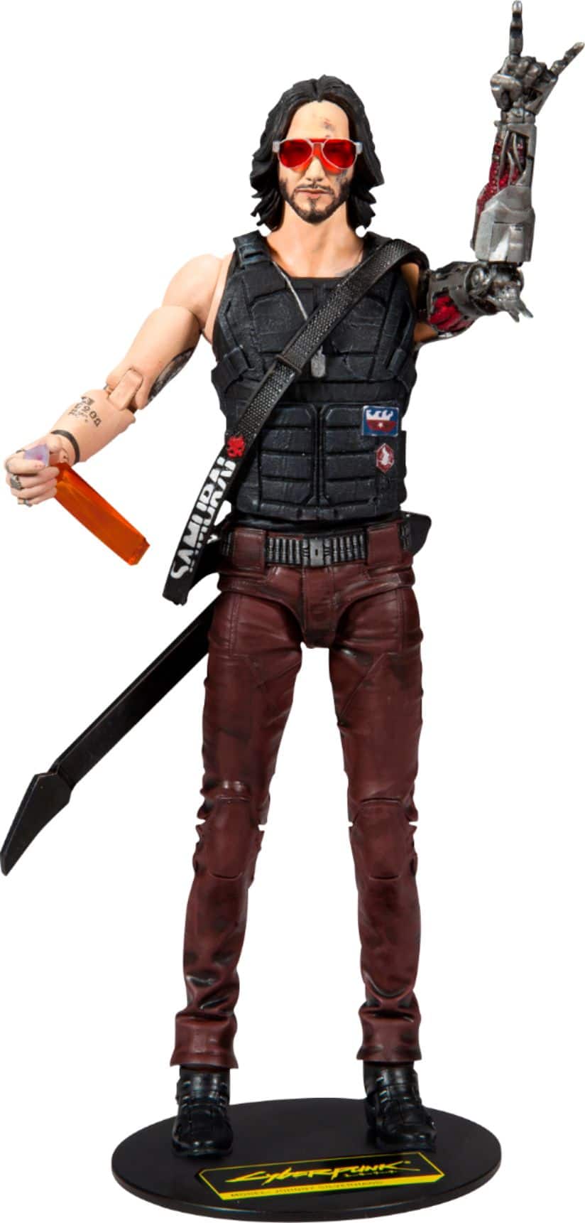 Front. McFarlane Toys - Cyberpunk 2077 Johnny Silverhand - Multi.