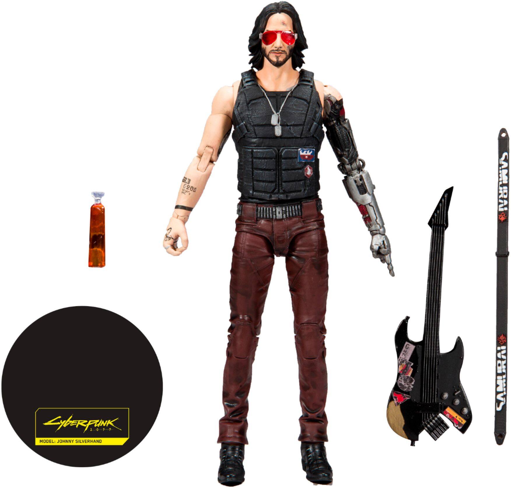 Alt View 11. McFarlane Toys - Cyberpunk 2077 Johnny Silverhand - Multi.