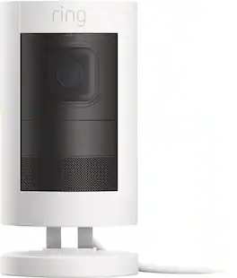 Ring - Stick Up Elite Indoor/Outdoor 1080p Wireless/Wired Security Camera - White