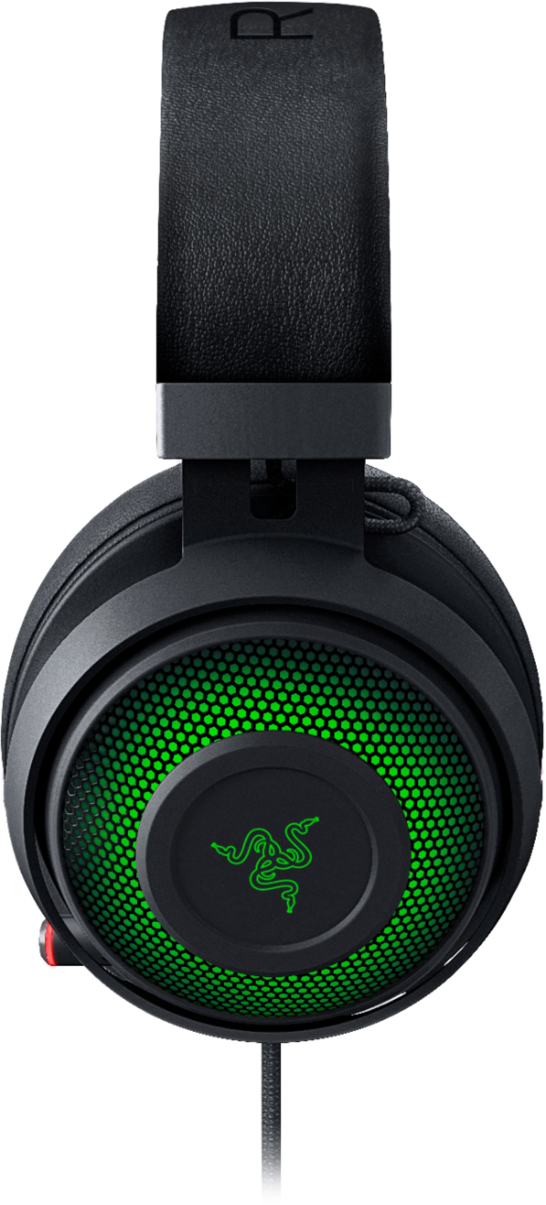 Razer Kraken Ultimate Wired Thx Spatial Audio Gaming Headset For Pc With Rgb Lighting Classic Black Rz04 R3u1 Best Buy