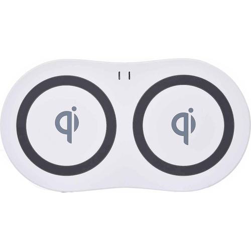 Azpen - 10W Qi Certified Fast Charge Wireless Charging Pad for iPhone/Android - White