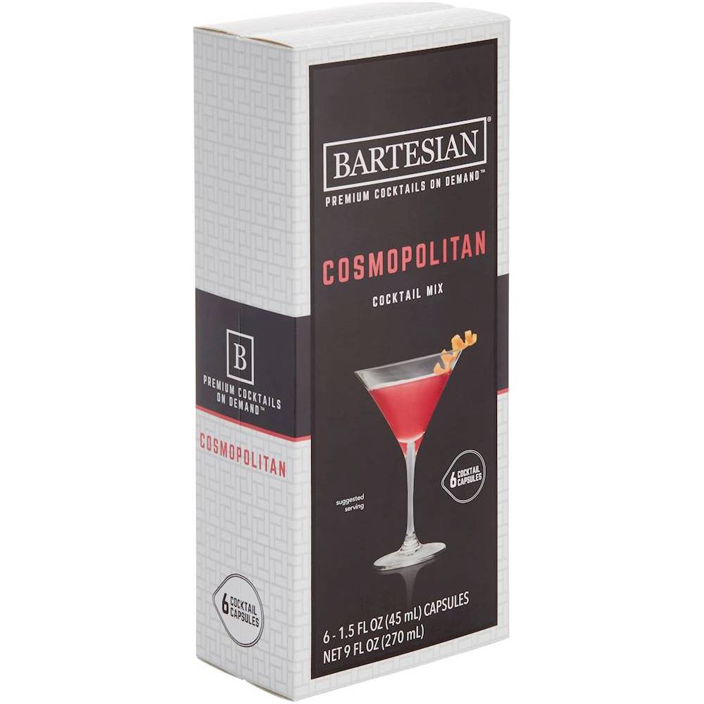 Angle View: Cosmopolitan Cocktail Mix Capsule for Bartesian Cocktail Maker (6-Pack)