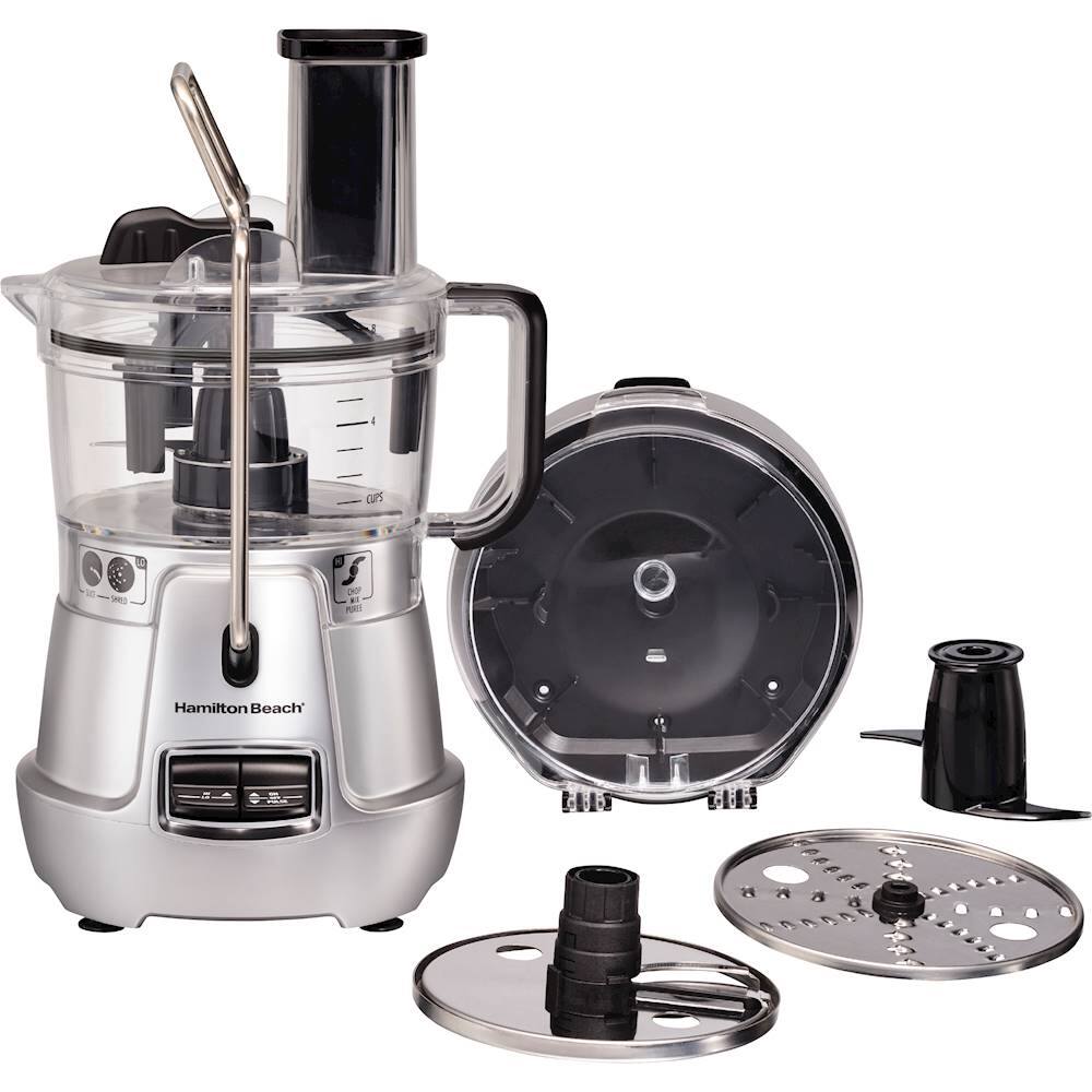 Best Buy Hamilton Beach Stack & Snap 8Cup Food Processor Silver 70820