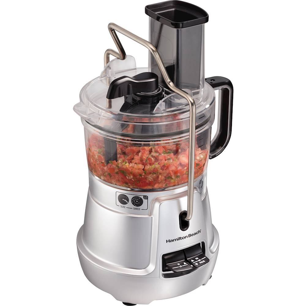 Best Buy: Hamilton Beach Stack & Snap 8-Cup Food Processor Silver 70820