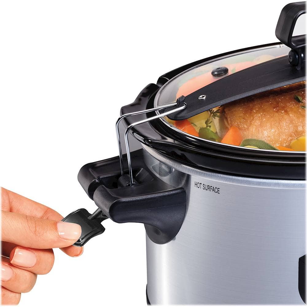 Alt View 13. Hamilton Beach - 6qt Digital Slow Cooker - Stainless Steel.