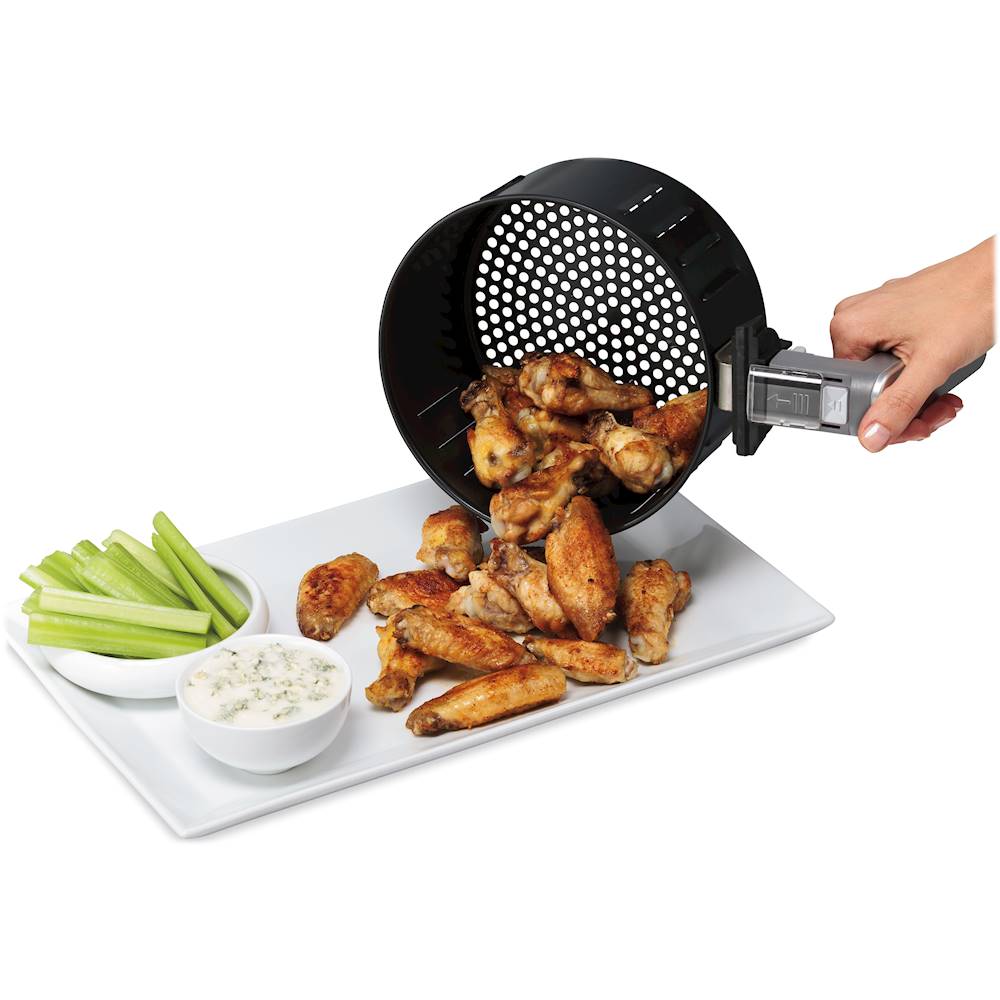 KitchenHQ 2-Liter Digital Air Fryer - Metallic - Yahoo Shopping