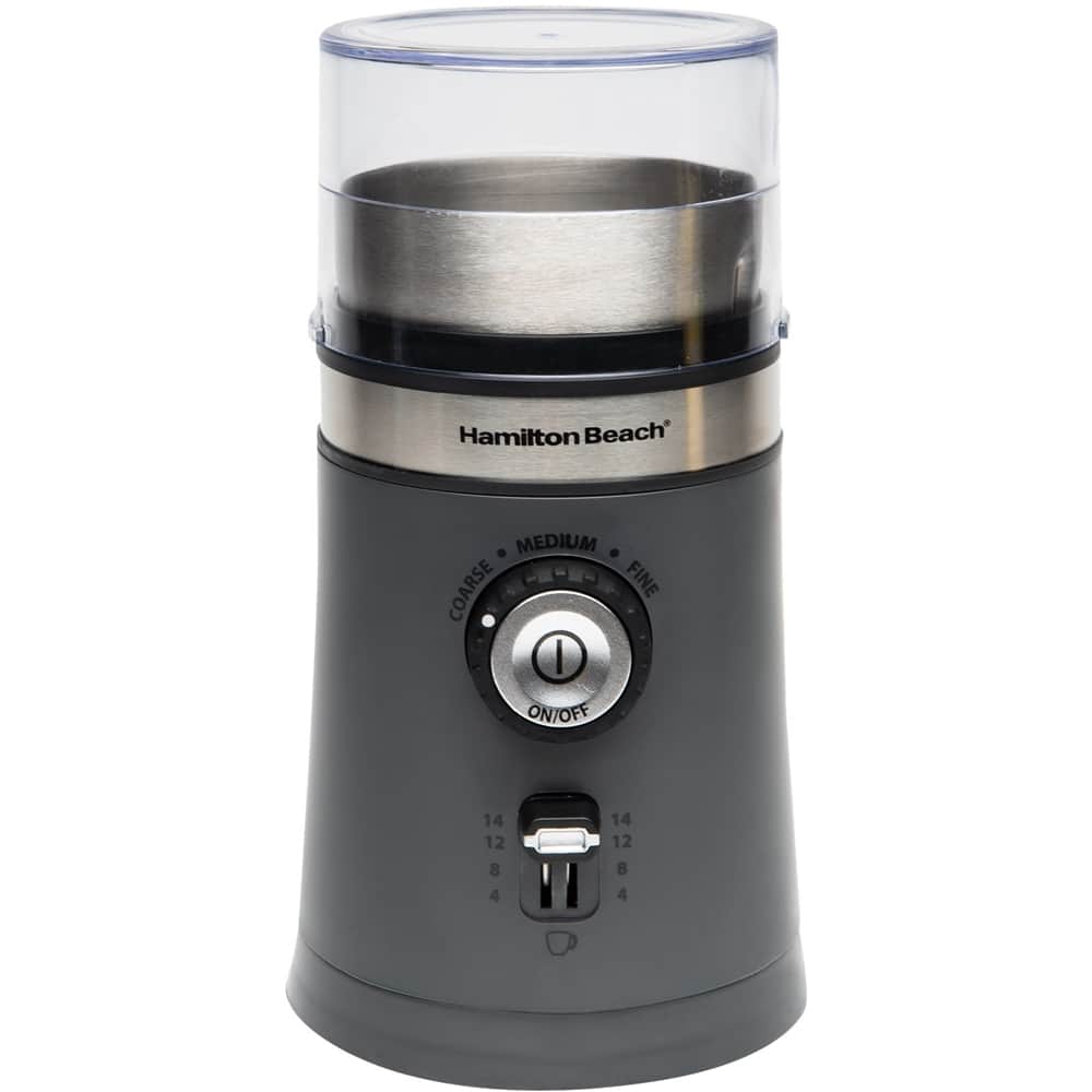Front. Hamilton Beach - Coffee Grinder - Gray.