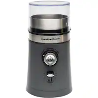 Hamilton Beach - Custom Grind Coffee Grinder - Gray - Front_Zoom