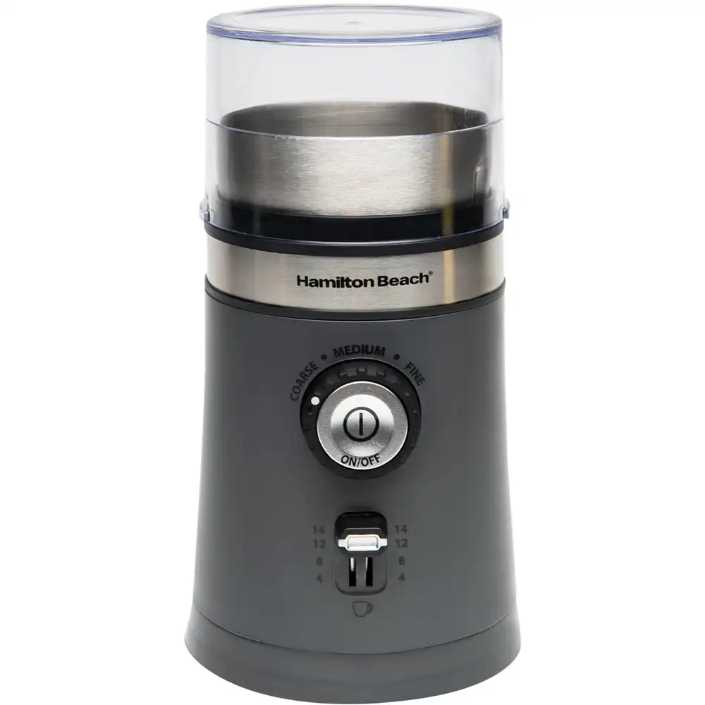 Front. Hamilton Beach - Coffee Grinder - Gray.