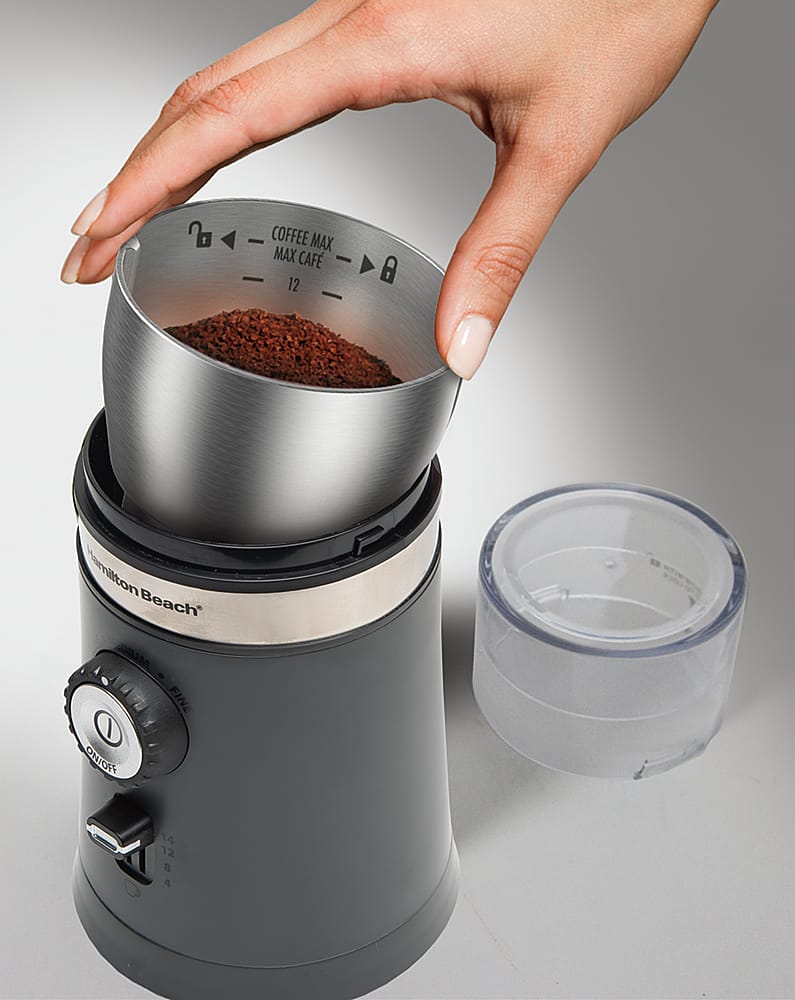 Alt View 11. Hamilton Beach - Coffee Grinder - Gray.