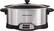 Front. Hamilton Beach - 6qt Stovetop Sear and Cook Programmable Slow Cooker - Silver.