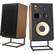 Alt View 17. JBL - 12" 3-Way Bookshelf Loudspeakers (Each) - Satin Walnut Wood Veneer With Black Grille.