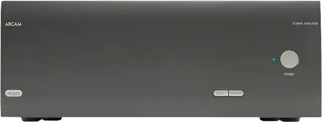 Front. Arcam - PA240 760W 2.0-Ch. Power Amplifier - Gray.