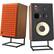 Alt View 15. JBL - 12" 3-Way Bookshelf Loudspeakers (Each) - Satin Walnut Wood Veneer with Orange Grille.