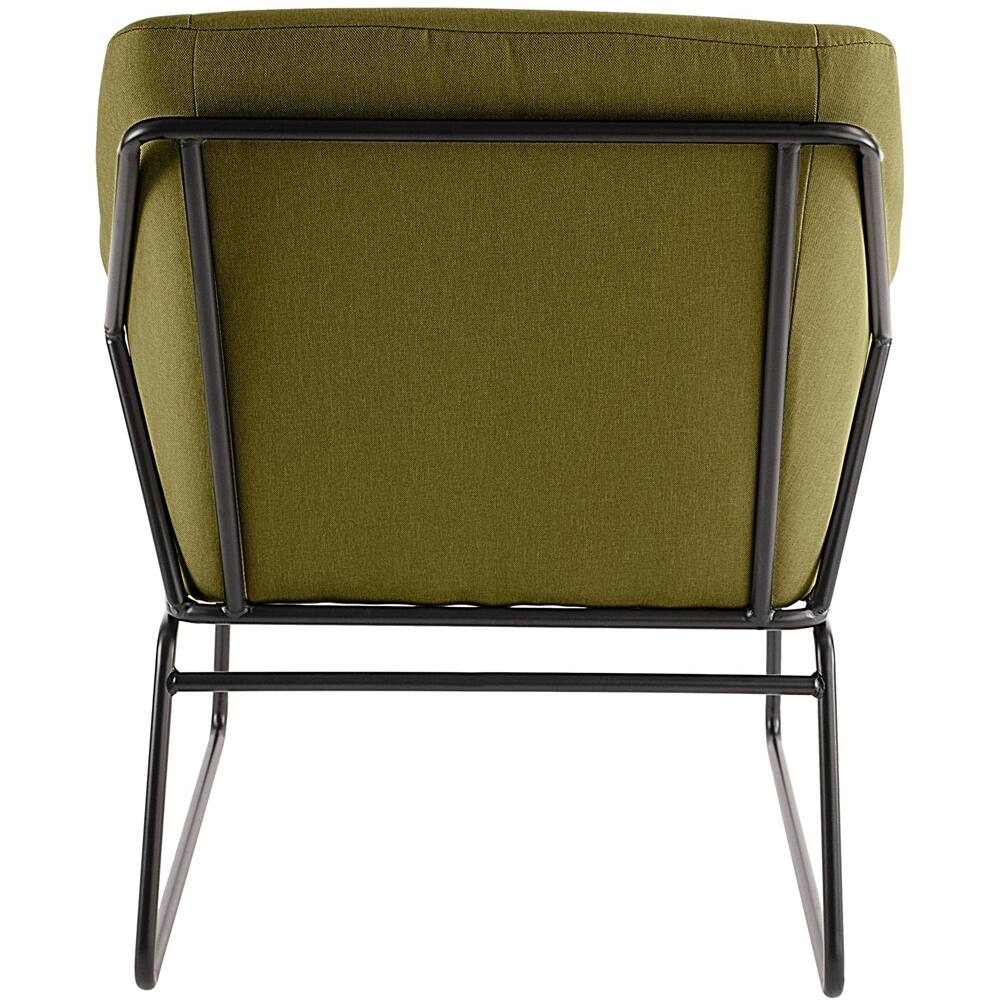 Alt View 11. Elle Decor - Traditional Metal, Polyester & Polyester Blend Fabric Accent Chair - Pistachio.