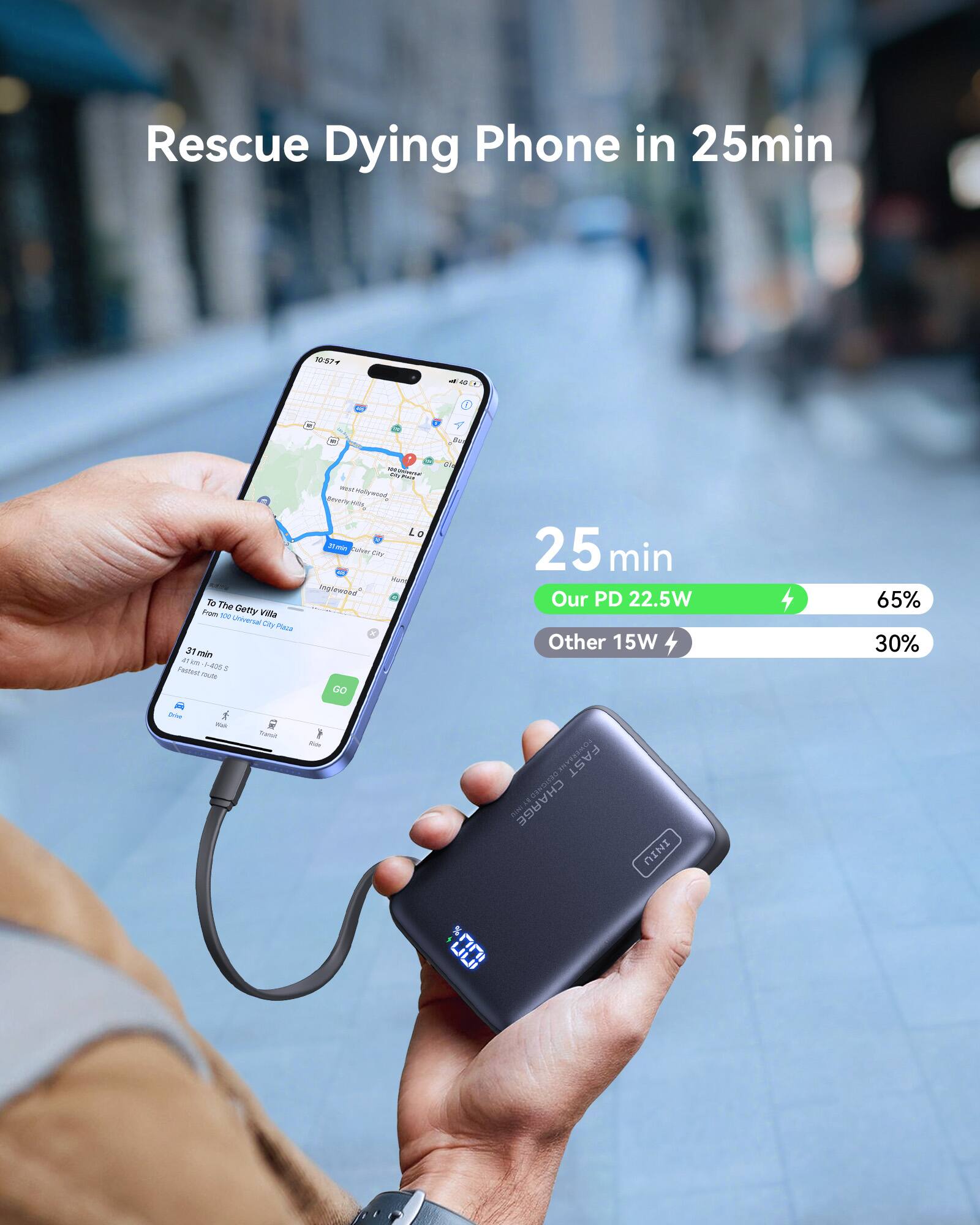 Rescue Dying Phone in 25min

25 min
Our PD 22.5W 65%
Other 15W 30%