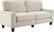 Angle. Serta - Palisades Modern 3-Seat Fabric Sofa - Buttercream.