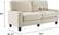 Alt View 14. Serta - Palisades Modern 3-Seat Fabric Sofa - Buttercream.