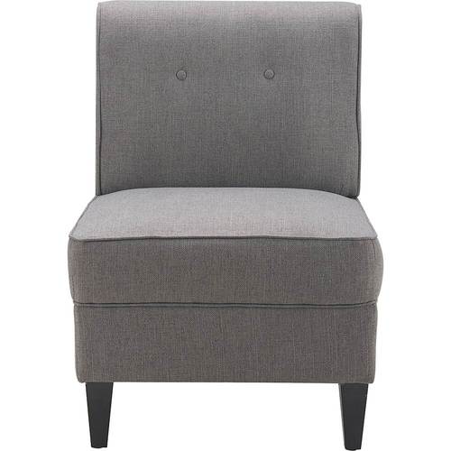 Serta - Copenhagen Modern Accent Slipper Chair - Gray