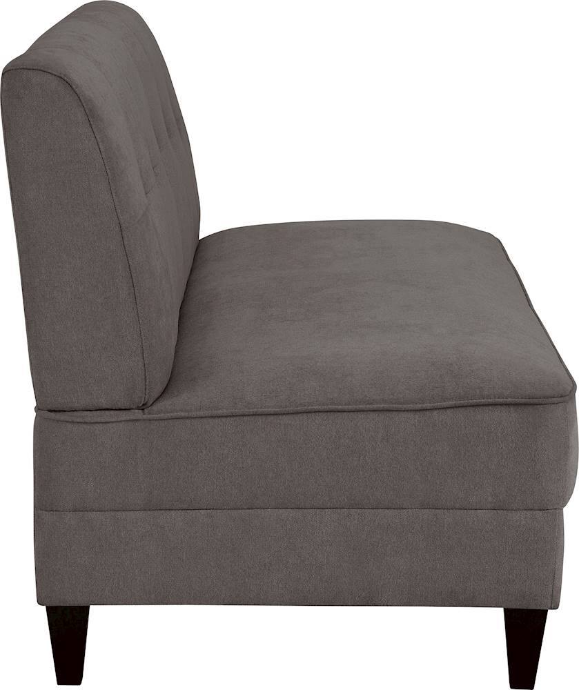 Alt View 11. Elle Decor - Yvonne 3-Seat Fabric Sofa - Dark Gray.