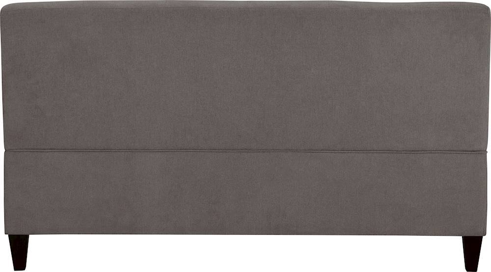 Alt View 13. Elle Decor - Yvonne 3-Seat Fabric Sofa - Dark Gray.