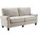 Angle. Serta - Copenhagen 3-Seat Polyester Fabric Sofa - Light Gray.