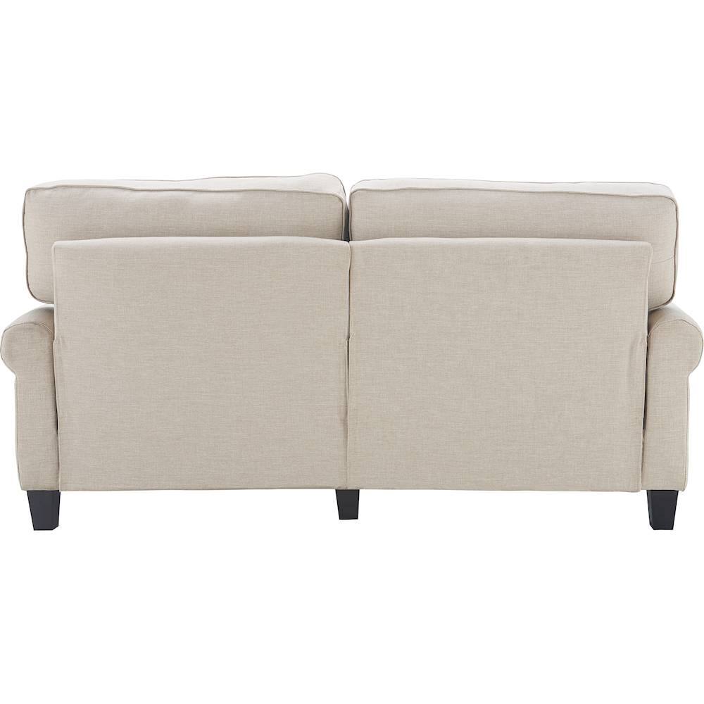 Alt View 13. Serta - Copenhagen 3-Seat Polyester Fabric Sofa - Light Gray.