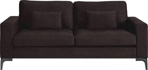 Finch - Austin 3-Seat Fabric Sofa - Chocolate Brown