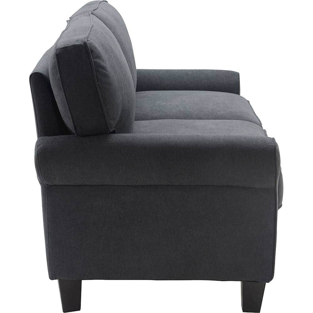 Best Buy: Serta Copenhagen 3-Seat Fabric Sofa Charcoal UPH2001364