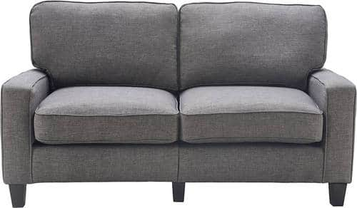 Serta - Palisades 2-Seat Fabric Loveseat - Gray