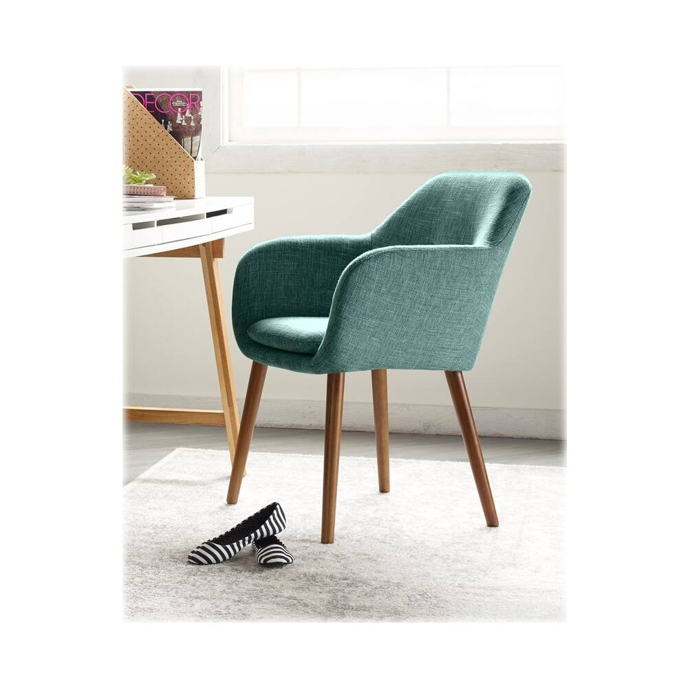 Alt View 12. Elle Decor - Elle Décor Mid-Century Modern Armchair - French Turquoise.
