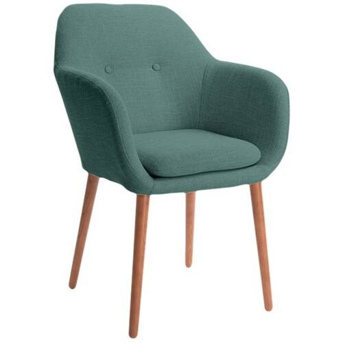 Alt View 13. Elle Decor - Elle Décor Mid-Century Modern Armchair - French Turquoise.