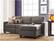 Alt View 16. Serta - Palisades Contemporary Fabric Reclining Sectional - Gray.