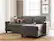 Alt View 17. Serta - Palisades Contemporary Fabric Reclining Sectional - Gray.