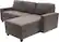 Left. Serta - Palisades Contemporary Fabric Reclining Sectional - Gray.