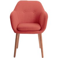 Elle Decor - Mid-Century Modern Armchair - French Red - Front_Zoom