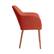 Alt View 12. Elle Decor - Mid-Century Modern Armchair - French Red.