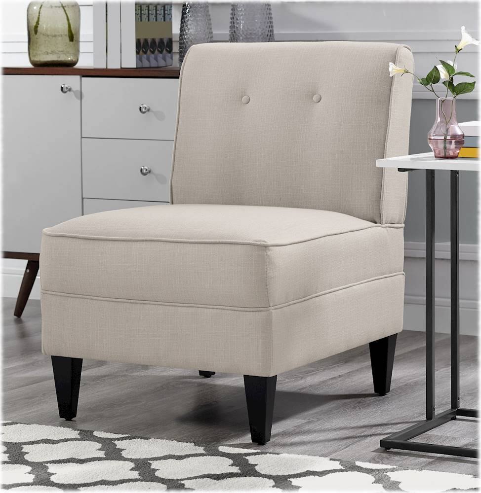 Alt View 18. Serta - Copenhagen Modern Accent Slipper Chair - Cream.