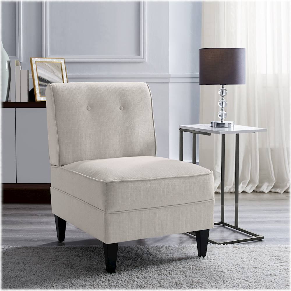 Alt View Zoom 20. Serta - Copenhagen Modern Accent Slipper Chair - Cream.