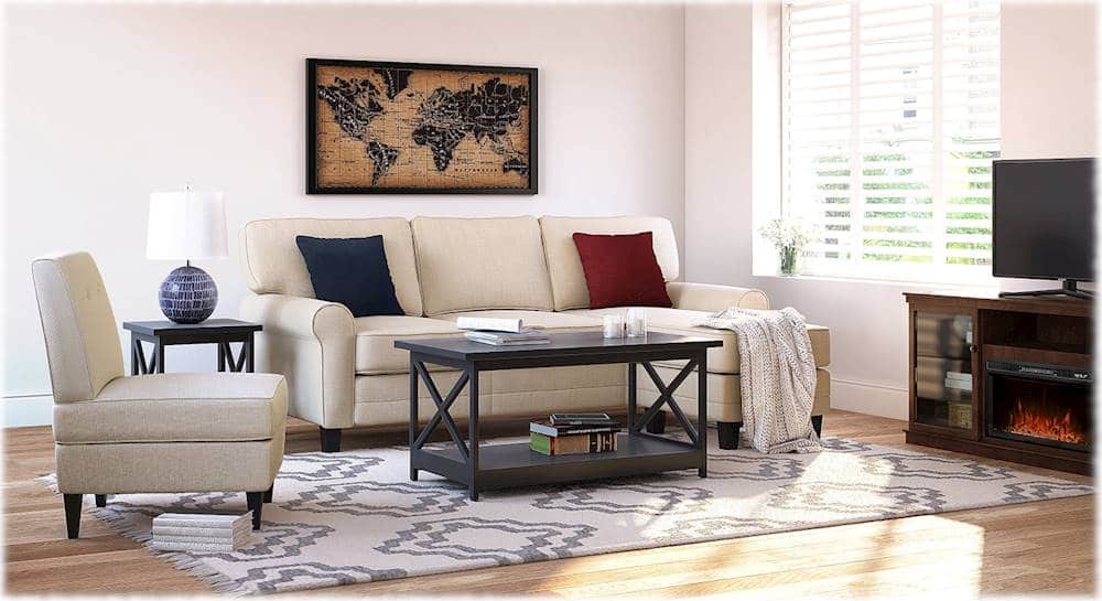 Alt View 23. Serta - Copenhagen Modern Accent Slipper Chair - Cream.